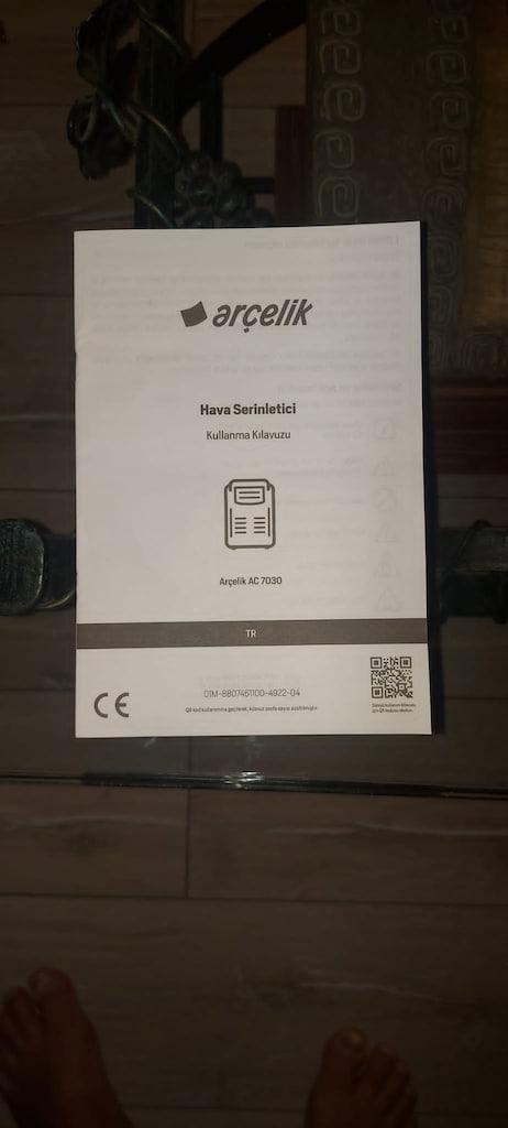 ARÇELİK 7030S HAVA SOĞUTUCU SIFIR KUTUSUNDA 3 DEFA KULLANILDI 8000 TL - 12