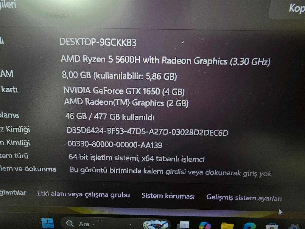 Çok Acil lenovo gamming dizüstü bilgisayar - 7