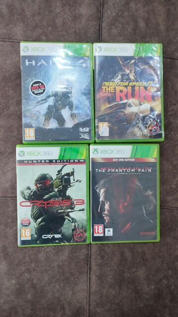 4adet xbox 360 oyunu 2bin tl