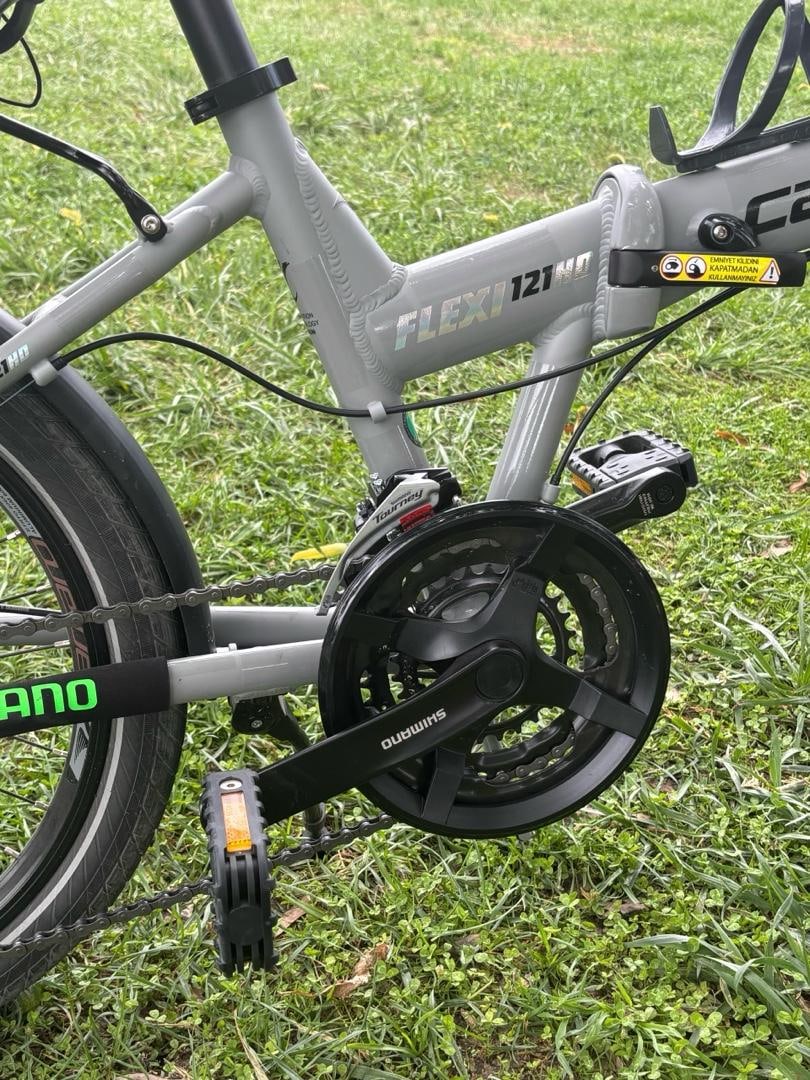 HEDİYELİ Carraro flexi 121 HD katlanır bisiklet - 6