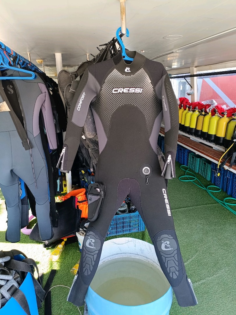 scubapro Galileo 3 titanyum, cressi comfort 7mm L ikisi de sıfır gibi - 6