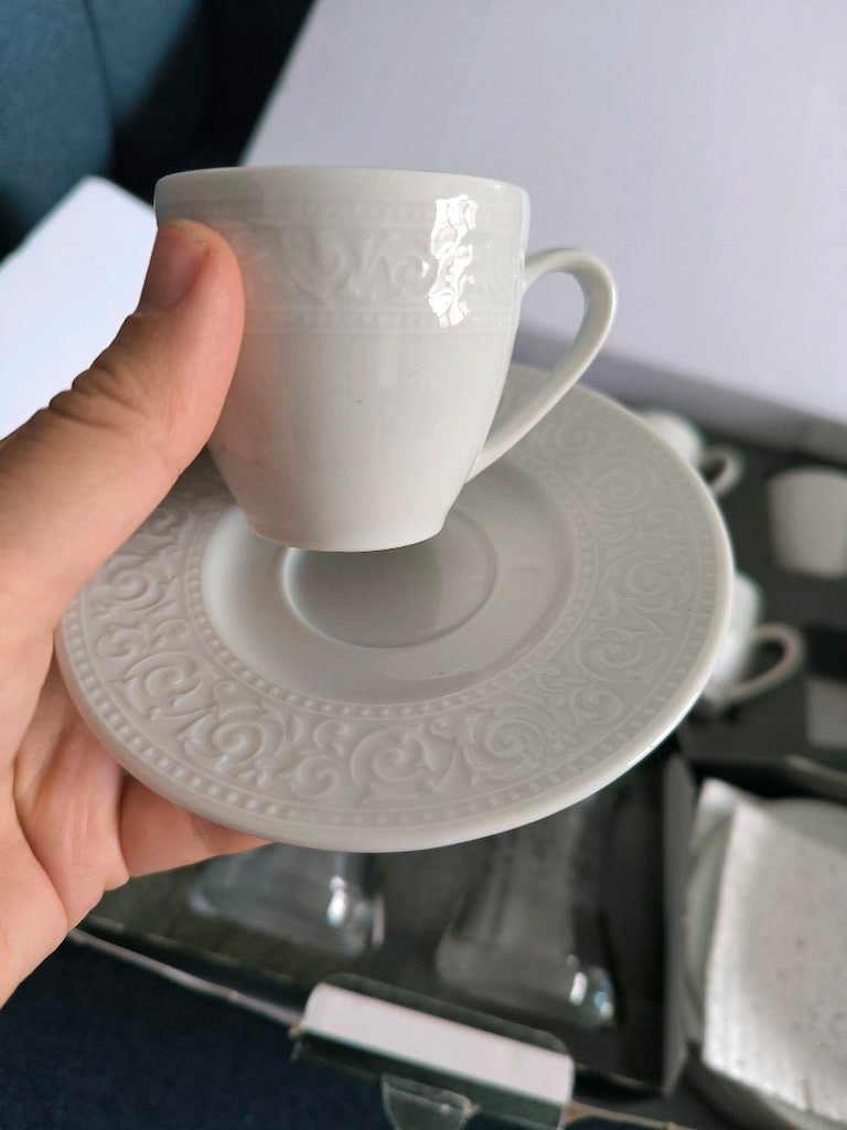 Kütahya porselen 18 parça çay kahve seti - 2