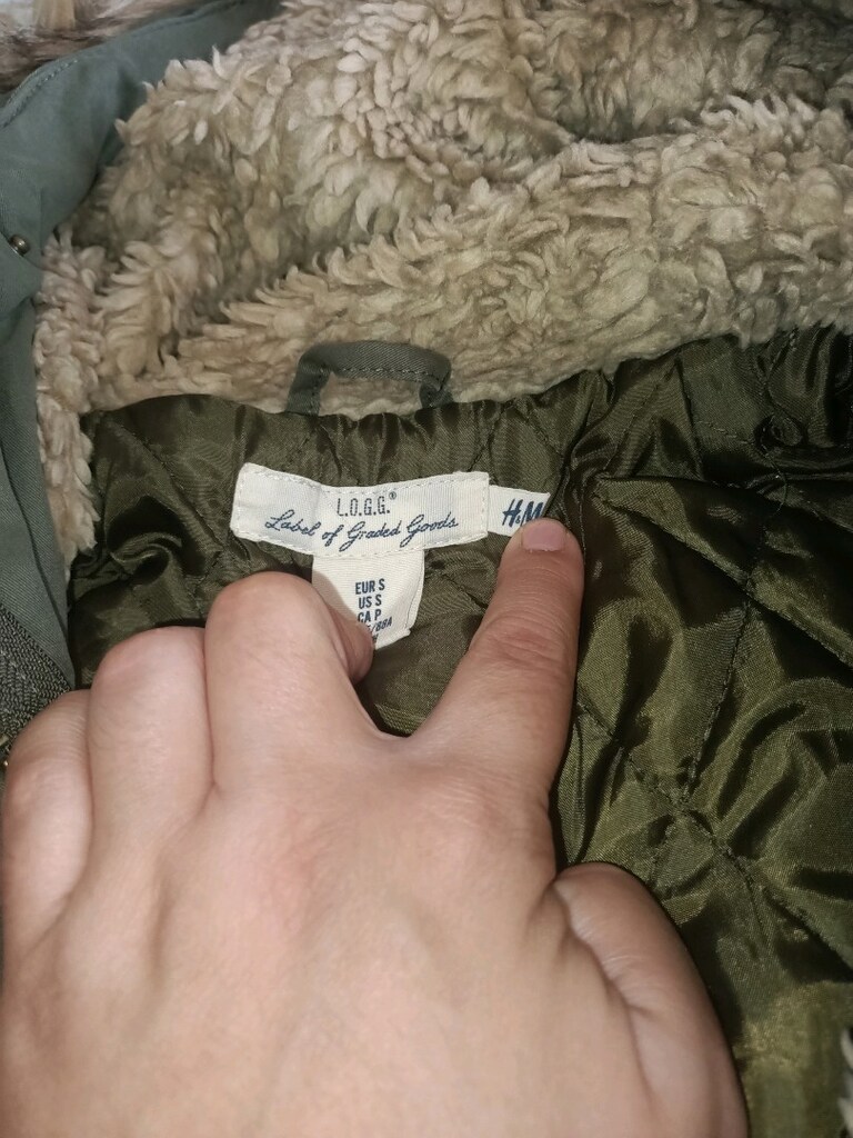 H.M marka kanvas mont unisex