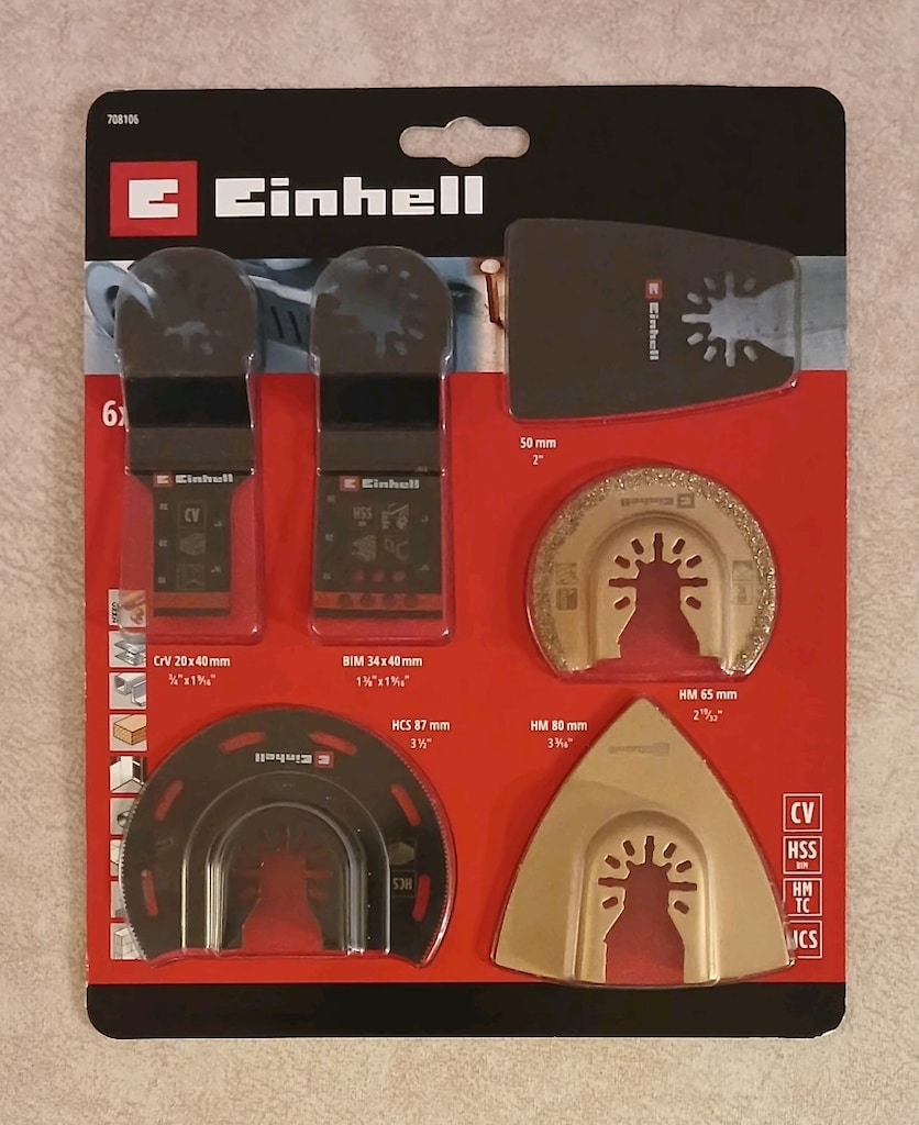 EİNHELL VARRİTO RASPALAMA ALETİ VE 6 PARÇA UÇ SETİ - 7