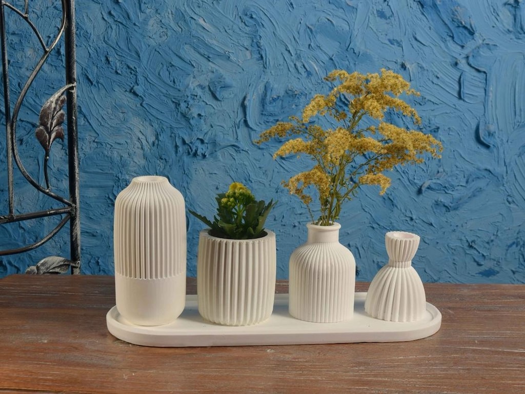 Silikon kalıp (saksı,vazo,mumluk) - 5