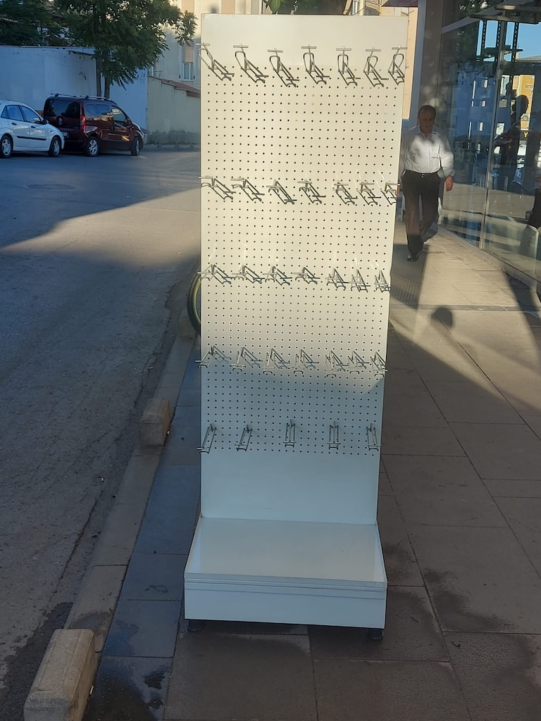 ÇOK AMAÇLI BEYAZ RENK ÜRÜN STANDI AÇIKLAMAYI OKUYUN - 5