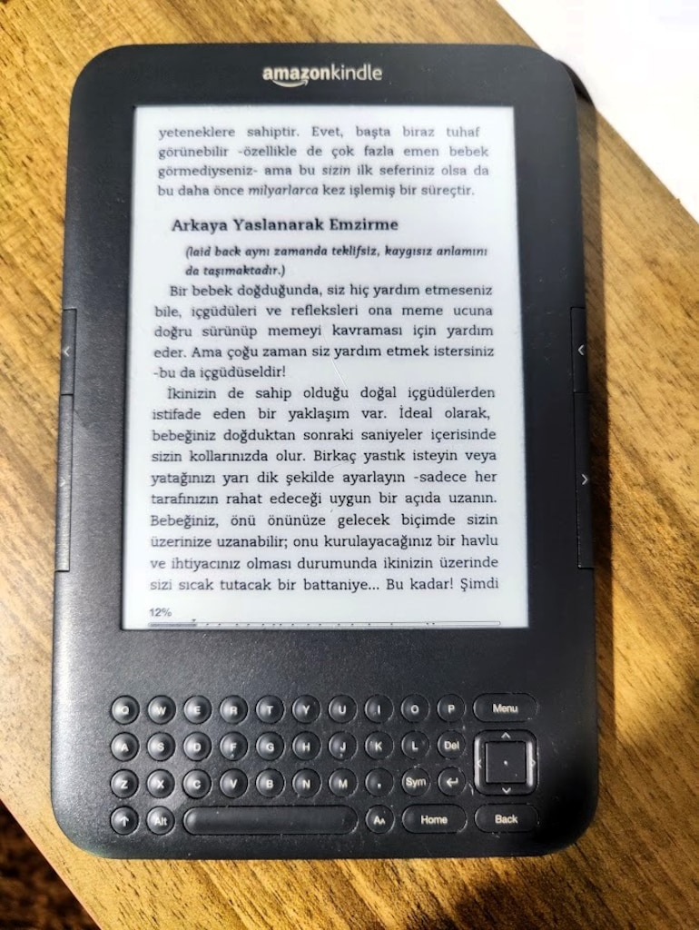 AMAZON KİNDLE 3. NESİL SAĞLAM SORUNSUZ PİLİ İYİ DURUMDA - 3