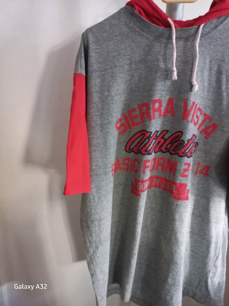 Erkek Kapüşonlu Kısa Kollu Tshirt - 4