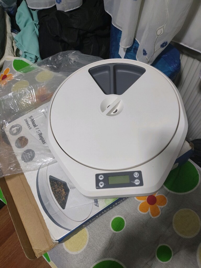 pawise kedi köpek otomatik mama makinesi 5 li - 2