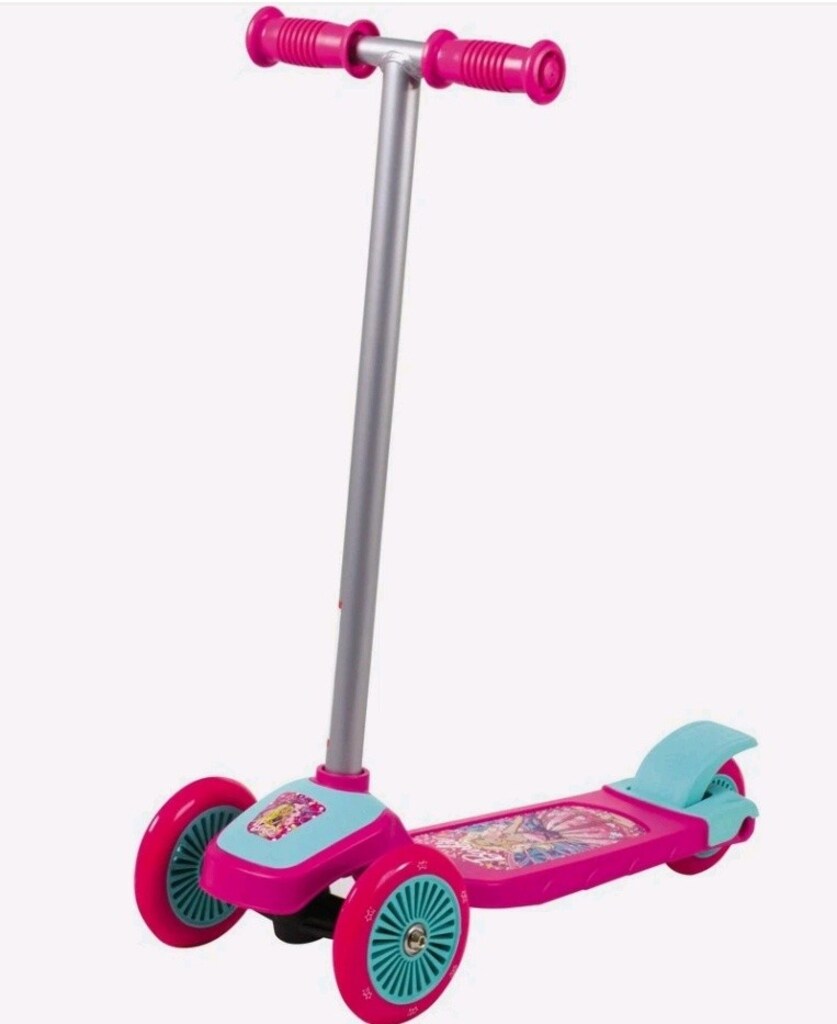 Barbie 3 Tekerlikli Kız Çocuk Scooter - 3