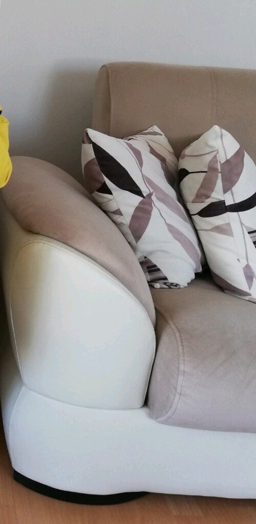 Krem renk 2 adet kanepe - 6