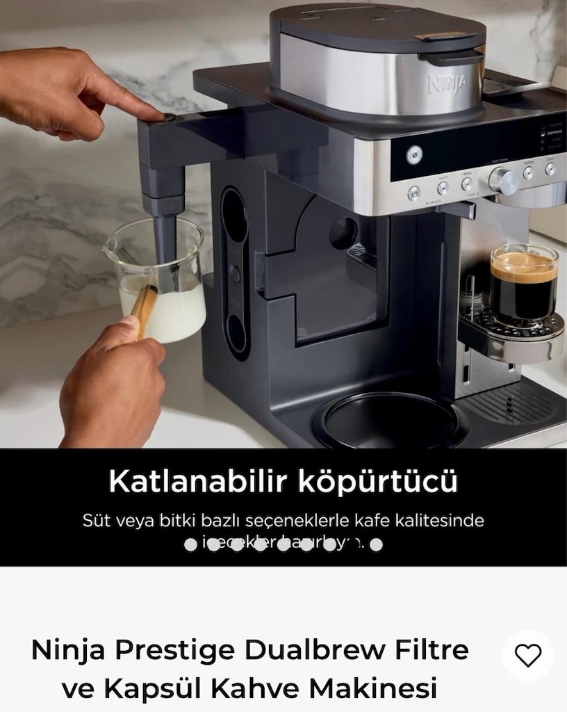 Shark Ninja Dualbrew Filtre ve Kapsül Kahve Makinası - 5
