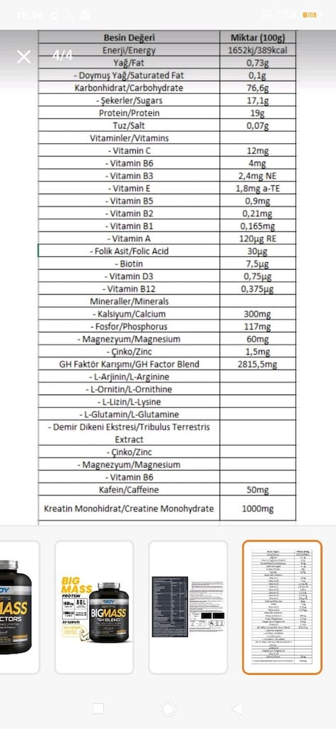 BigmassGh Factors Çikolata Aramolı 3000 g - 5