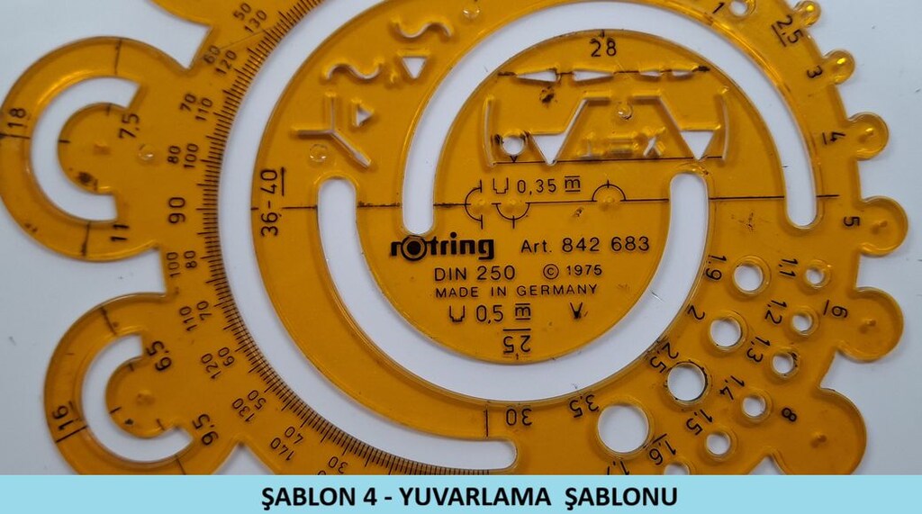 ROTRİNG RAPİD2- A3 Çizim Panosu, Çizim Şablonları, Kağıtları v.s. - 6