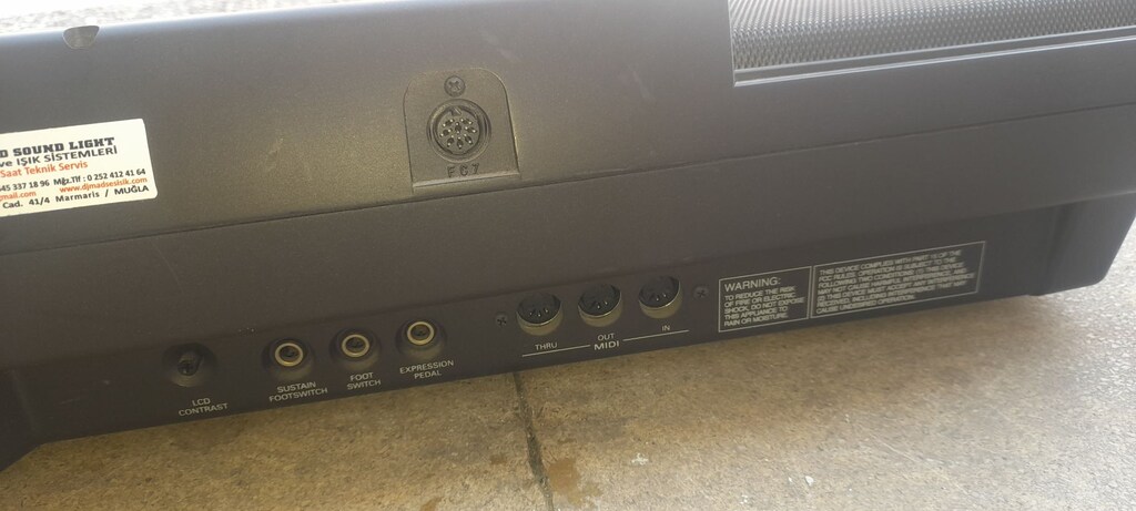 Roland E 96 Intelligent Keyboard - 26000 TL - 9