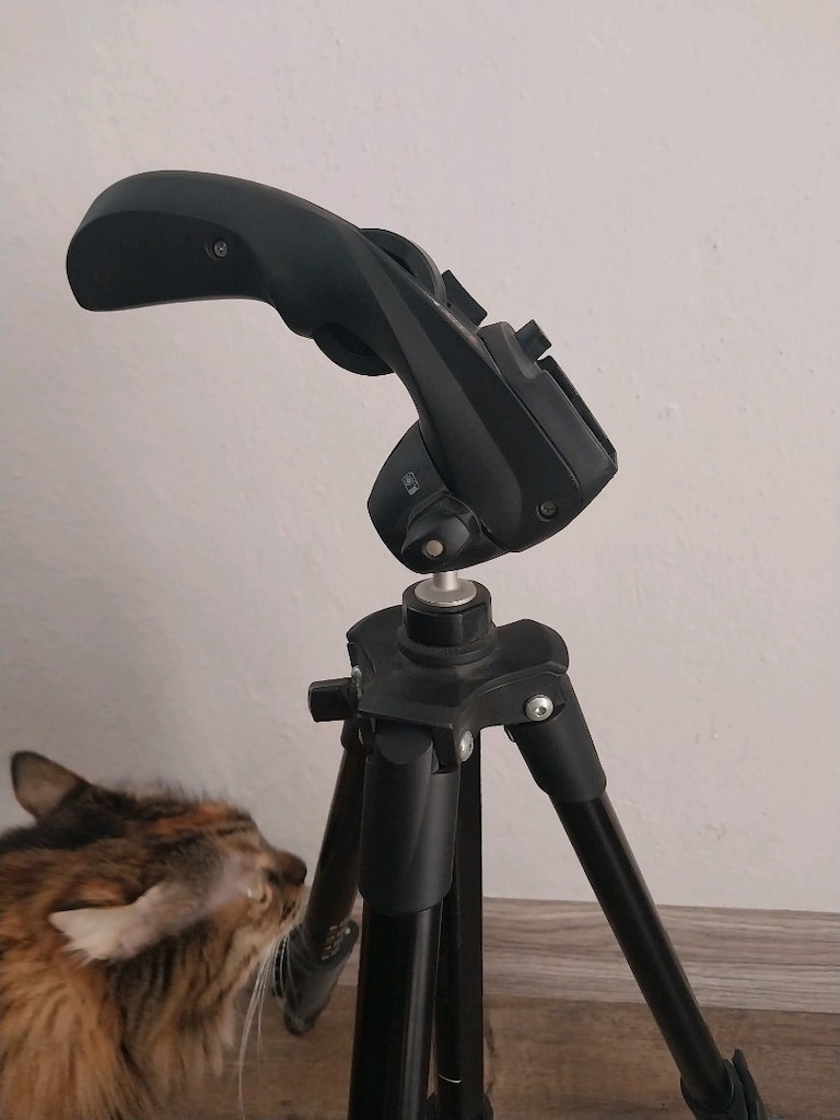 Siyah Tripod Manfrotto 154 cm - 2