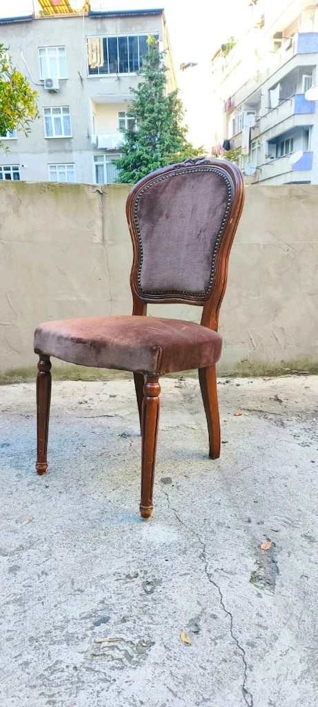 Antika Ahşap Sandalye - 8