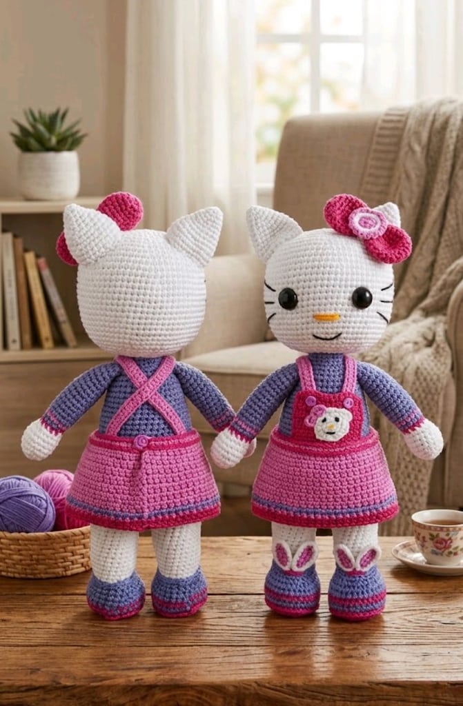 Amigurumi Mor düşler Hello Ktty.. - 2
