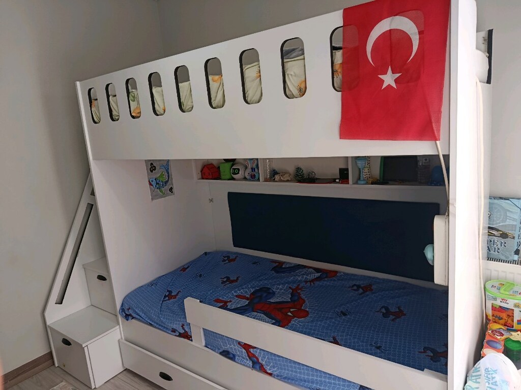 özel yapım 4 çekmeceli ranza - 3
