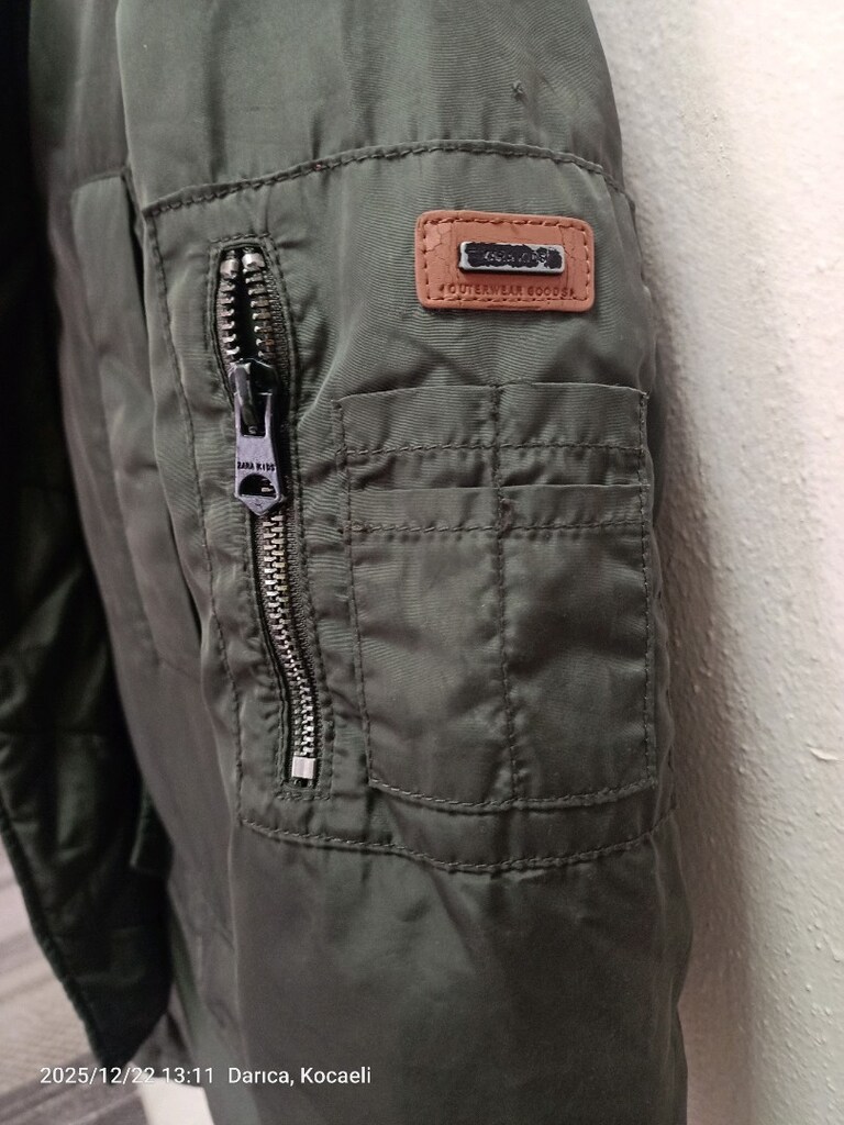 zara marka erkek çocuk mont - 8