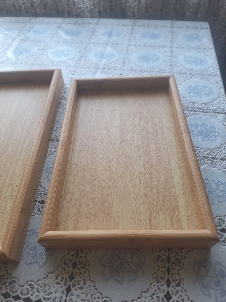 ikili ahşap tepsi - 5