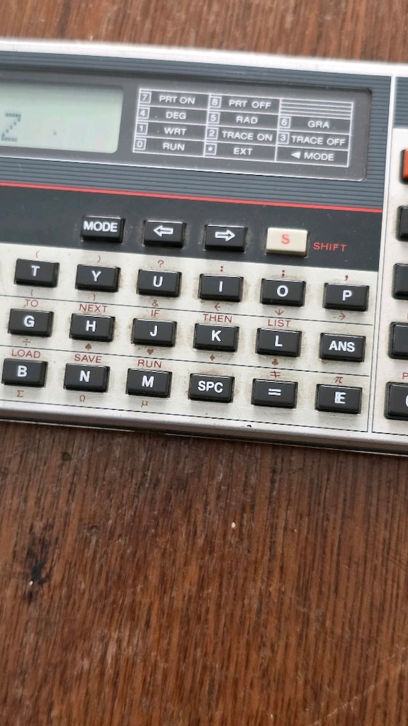 Vintage Casio PB-100F cep bilgisayarı - 5