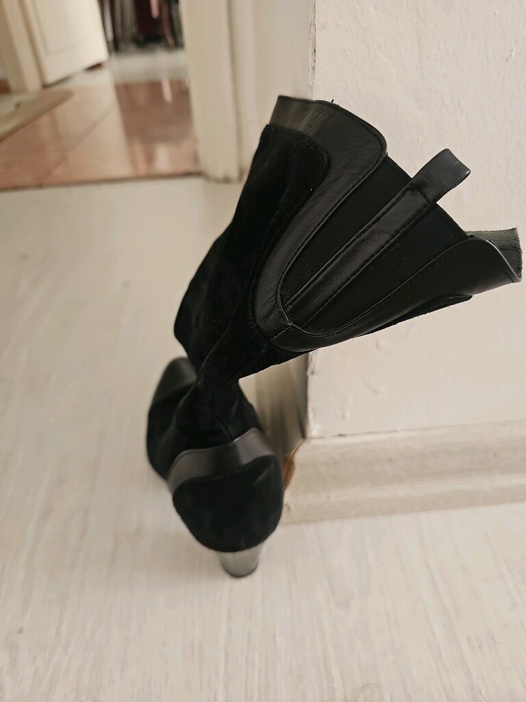 lacivert süet kısa bot - 4