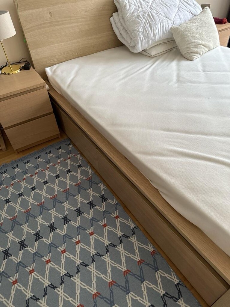 İkea Malm Luröy 160x200 yatak 4 çekmece dahil - 2
