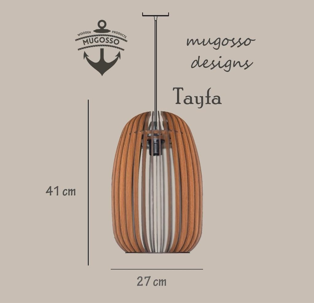 Sıfır Kutulu Ahşap Avize 750 TL | Toptan 500 TL | 4 Model - 5