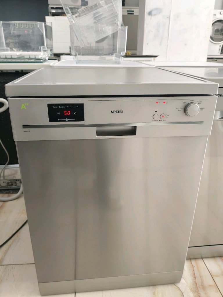 Vestel inox 4 programlı dijital ekran çok temiz bulaşık makinesi - 9
