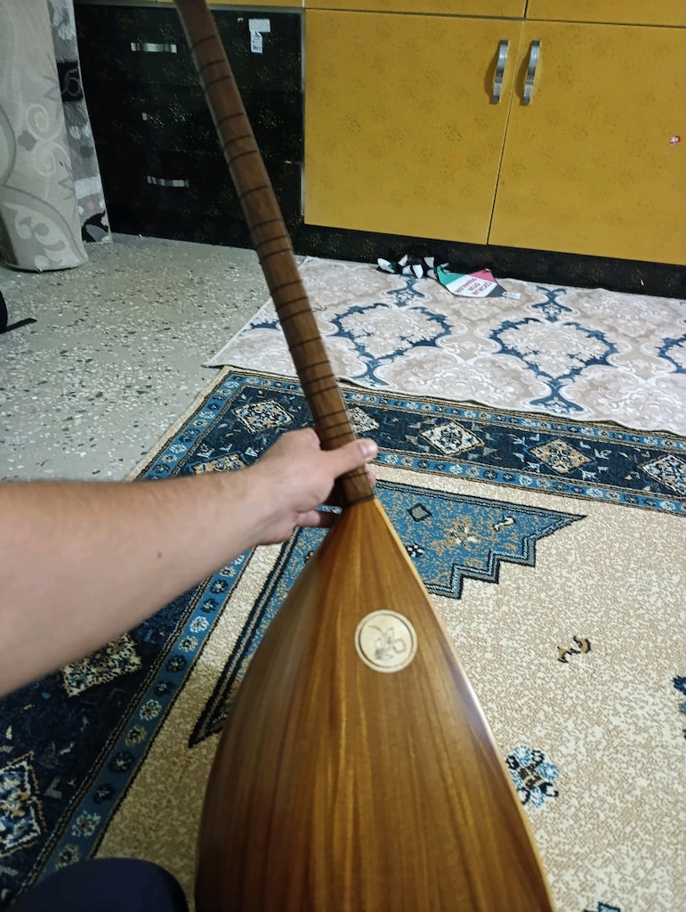 Ankara El Yapımı Profesyonel Uzun sap Bağlama - 3