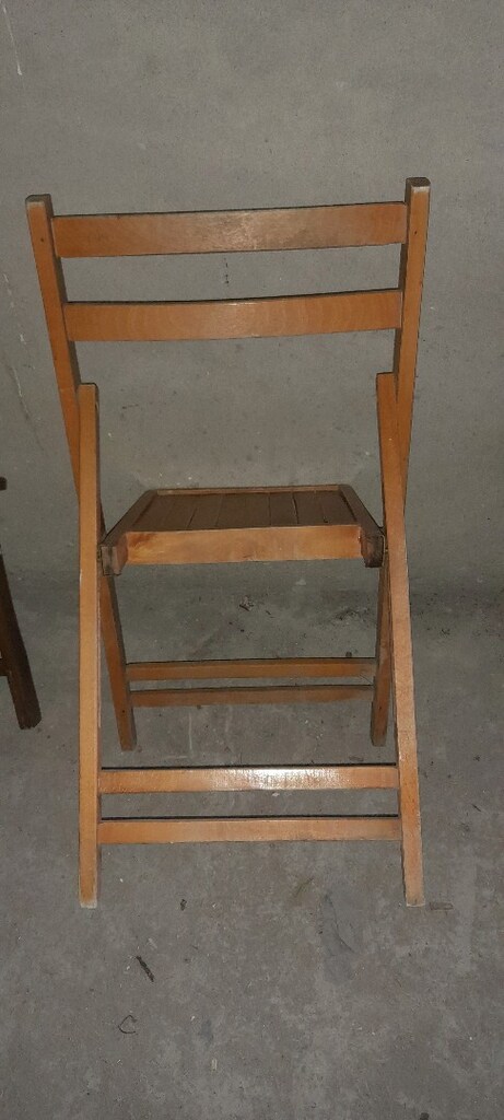 ahşap katlanır sandalye - 3