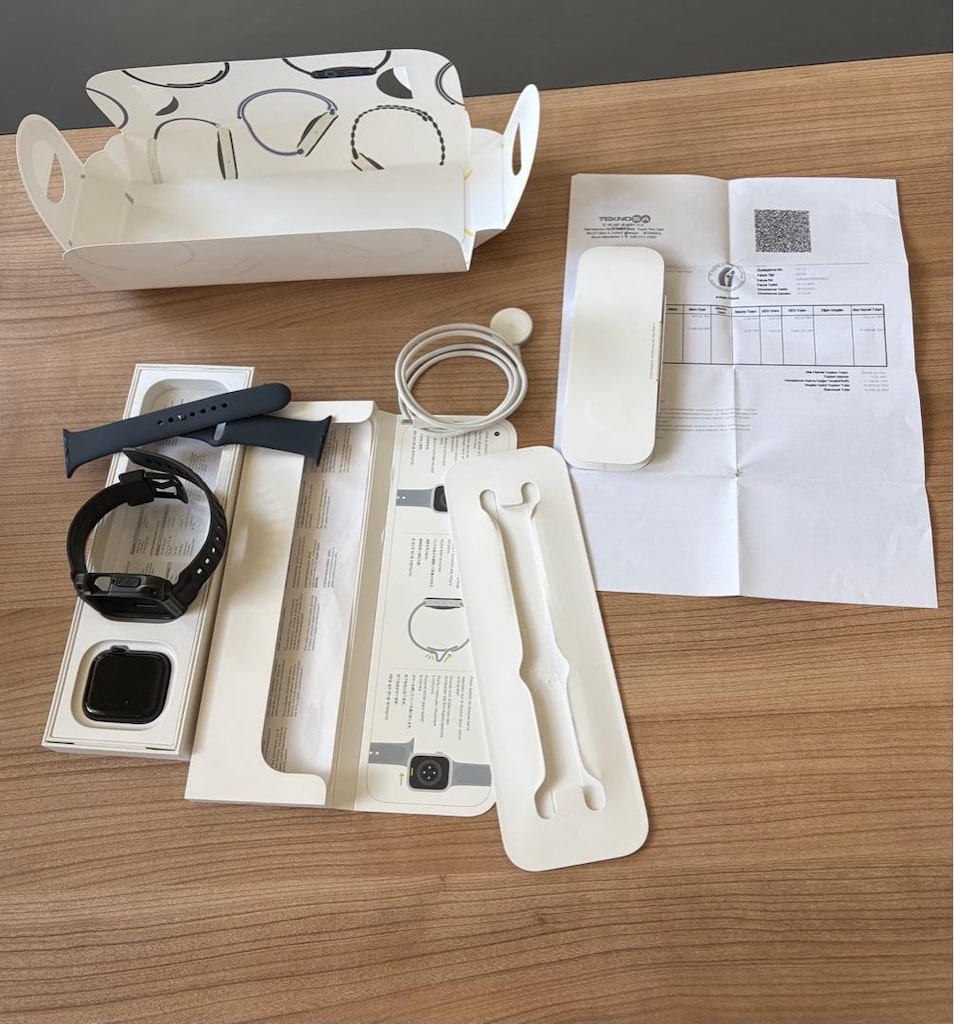 APPLE WATCH 9 GPS 45 MM GECE YARISI ALÜMİNYUM KASA - 5