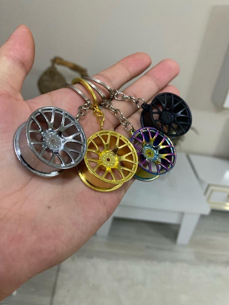 toptan ithal metal jant anahtarlık 100 adet - 7