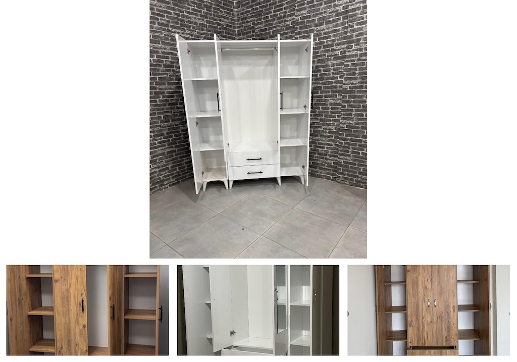 4 kapaklı elbise dolabı opvhundobr - 4