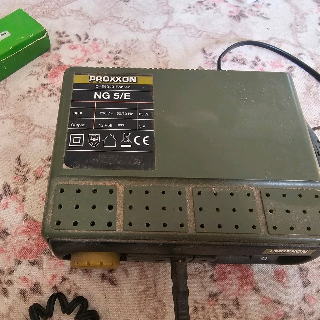 Proxxon NG 5/E el frezesi motoru adaptoru beraber - 3