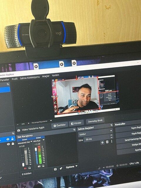 lotegitech c922 webcam Yayıncılar için