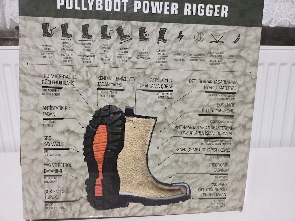 Polly Boot Power Rigger İŞ / AVCI ÇİZMESİ -50 DERECE SOĞUĞA DAYANIKLI - 6