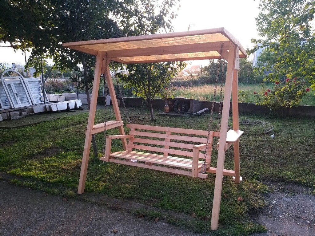 Ahşap salıncak, bahçe salıncağı - 4