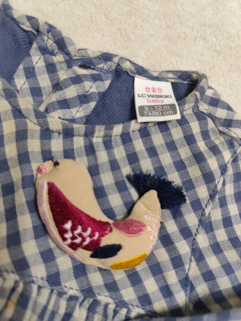 LCW BABY Ekose pamuk elbise 1 yaş ZARA MANGO - 5