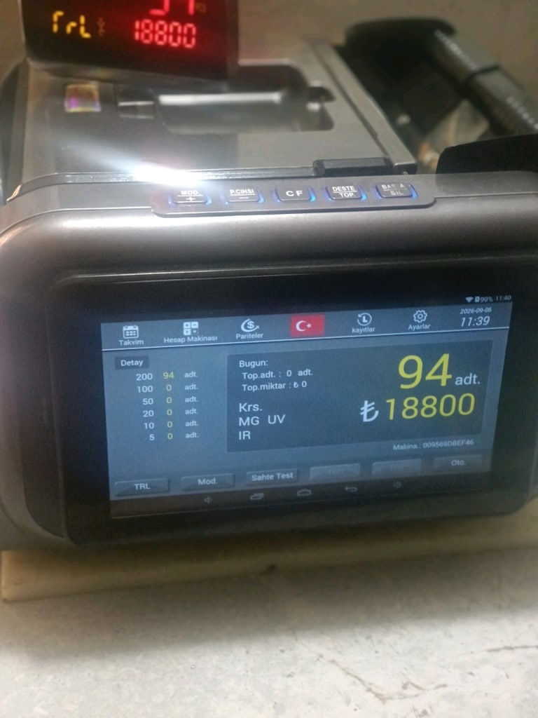 TL& euro karışık sayıyor yandanTABLETLİ makina bütün bakımları yapıldı - 2