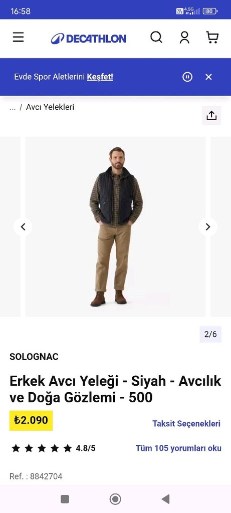 solocnac avcı yelek M.beden - 6