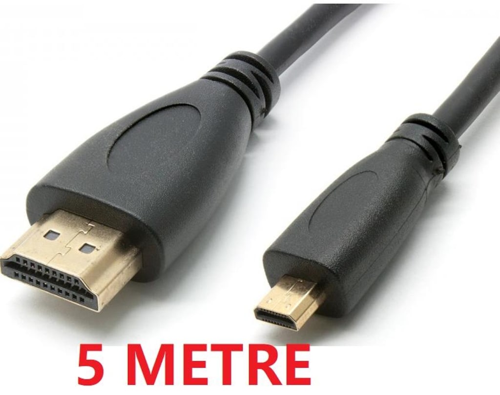 1,5/3/5 Metre Micro Mikro HDMI To Hdmi Çevirici Görüntü Kablosu - 4