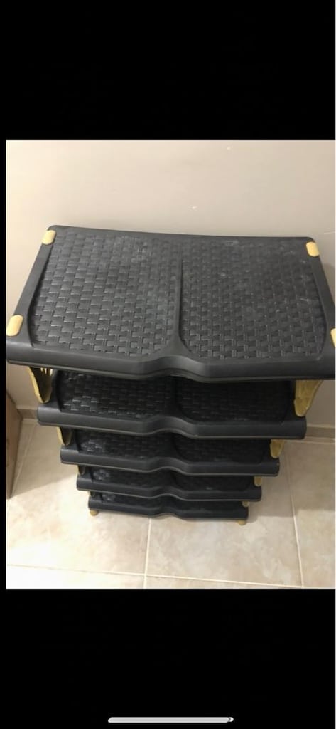 Plastik rattan ayakkabılık sıfırdan farksız - 2