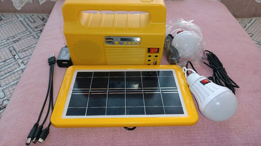 Everton RT 908 Solar enerjili elektrik fener radyo sistemi - 2