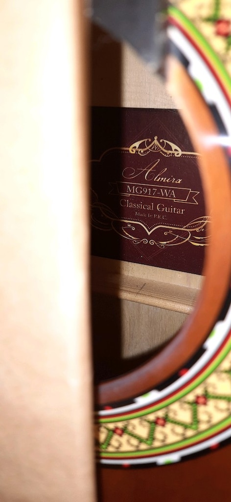 Almira MG917 Klasik 4/4 gitar(Sıfır ürün) Tuner, pena, kılıf hediye!!! - 4