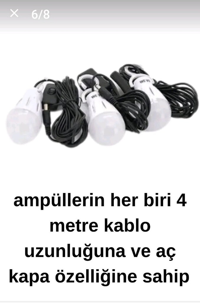 kamp lambası - 6