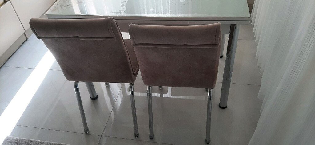 Ankara Çubuk'ta Tertemiz Mutfak Masası 110x70cm ve 4 tane sandalye - 8