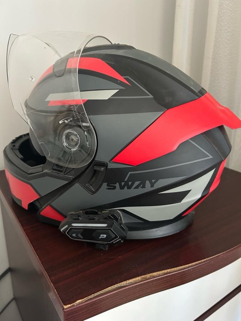 SWAY ÇENE AÇILIR VİZÖRLÜ KASK - 5