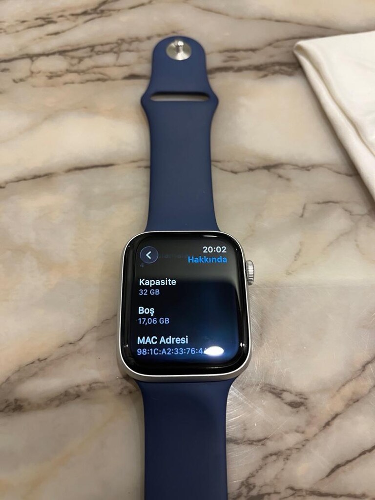 Apple Watch SE 2.Nesil 44 MM Silver - 6